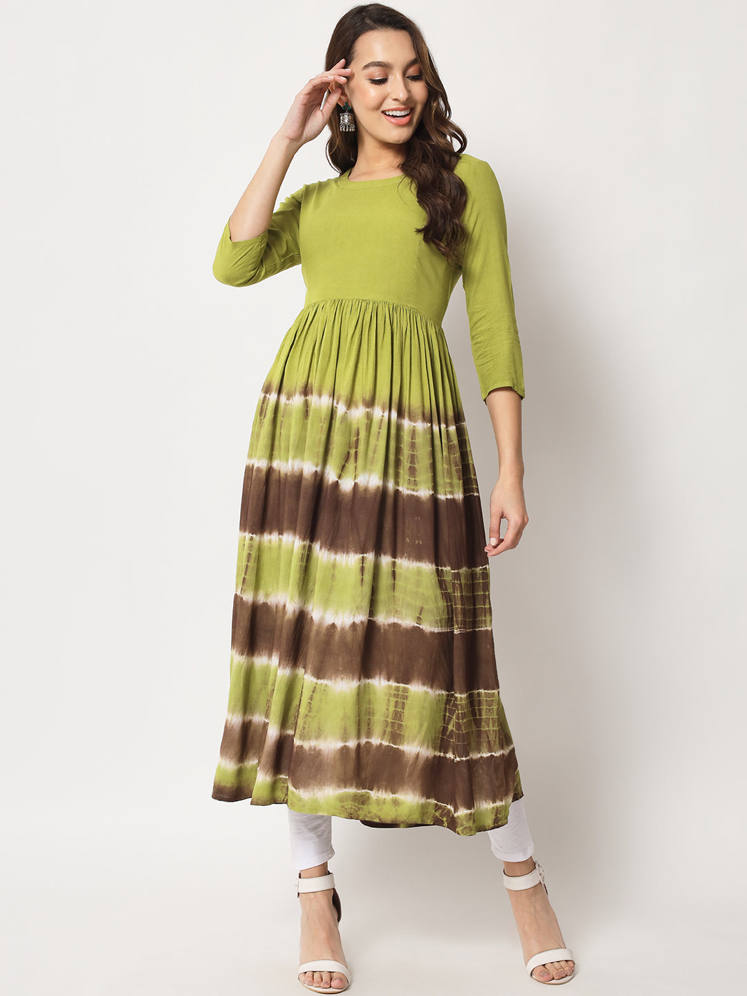 SathiSangi-LongKurti green(SS-009)