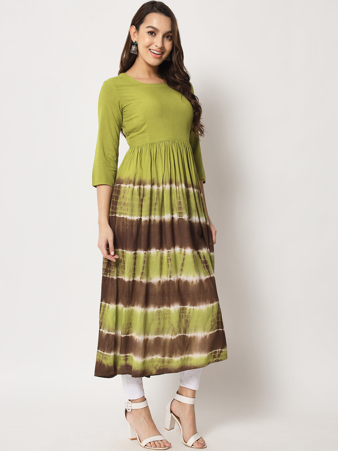 SathiSangi-LongKurti green(SS-009)