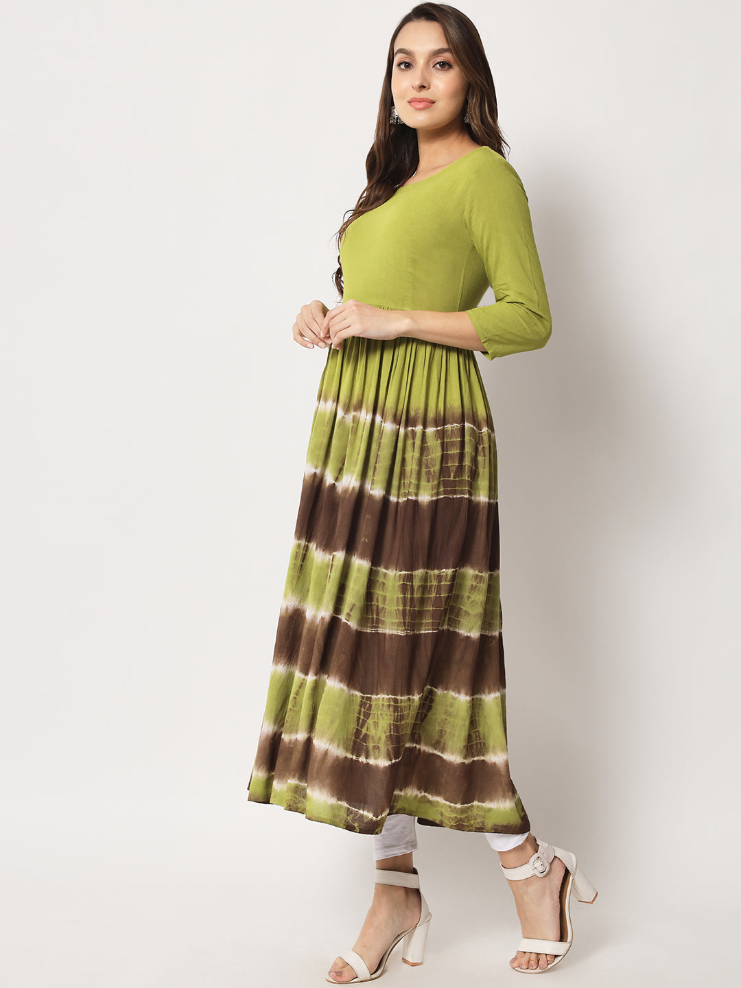 SathiSangi-LongKurti green(SS-009)