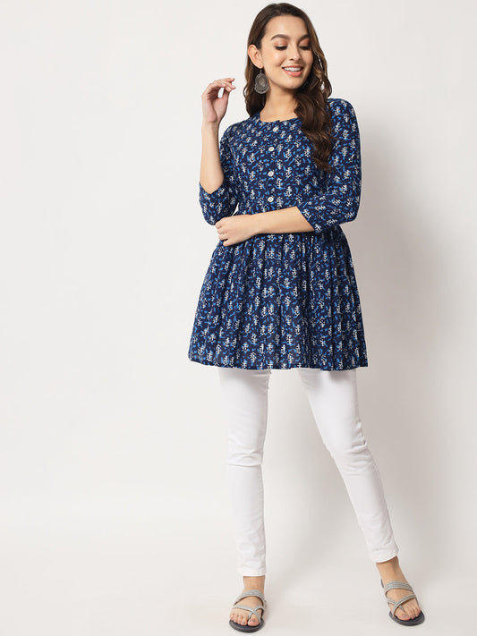 SathiSangi-ShortKurti darkBlue(SS-011)