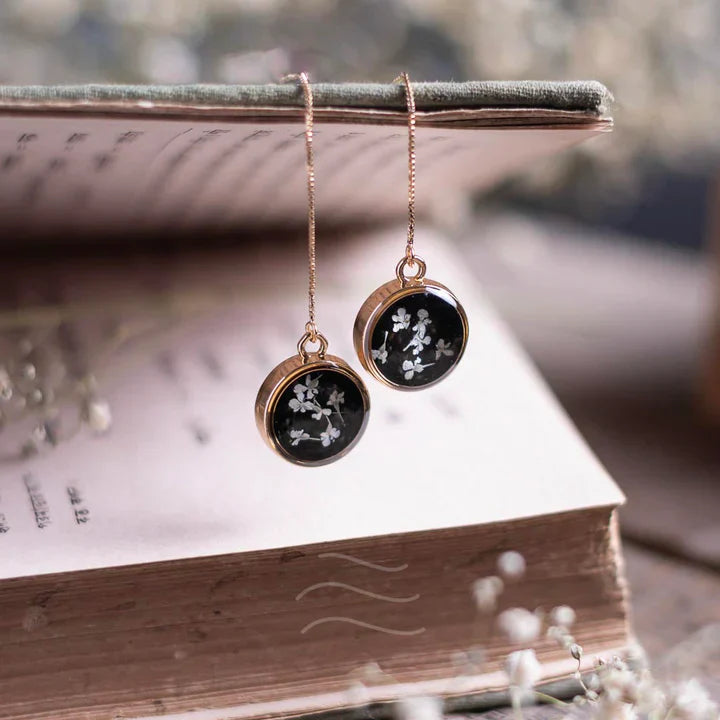 Floral resin Capella Earrings