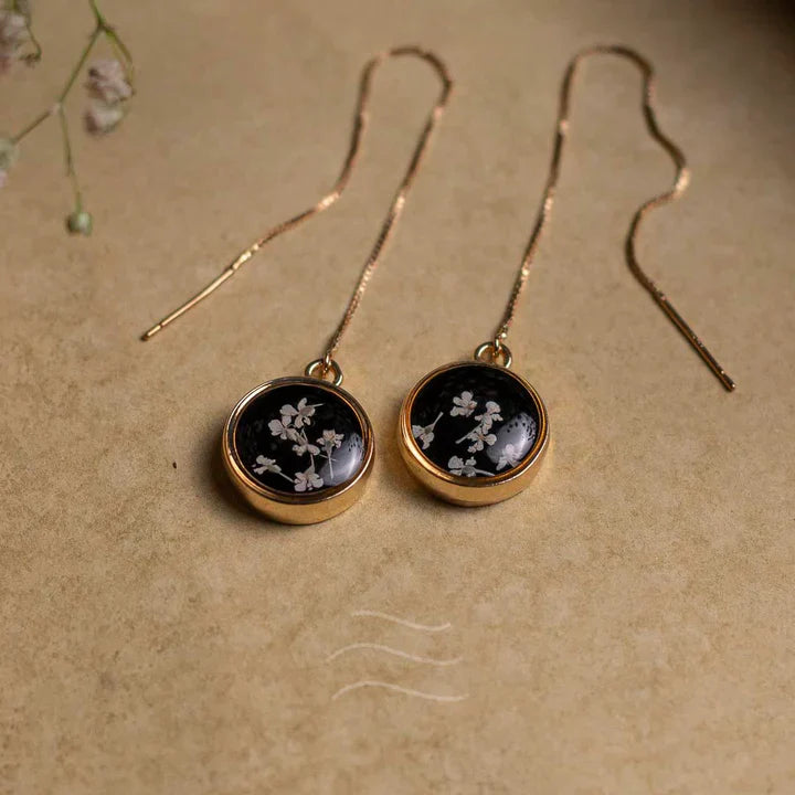 Floral resin Capella Earrings