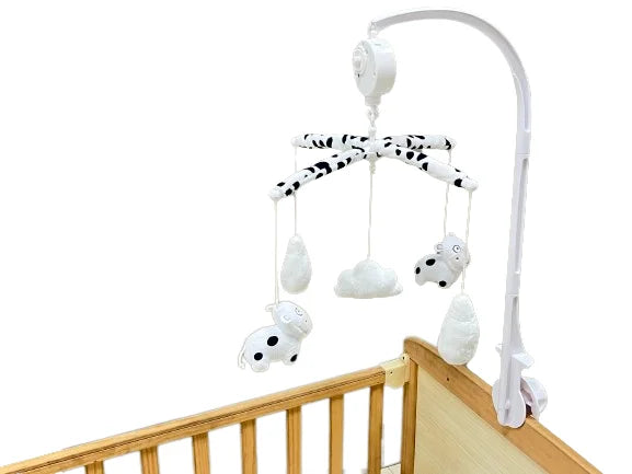 Custom Baby Musical Mobile Bedbell Toys Musical Bells Standused For Babies Crib Remote Control Rotation Bed Bell With Music