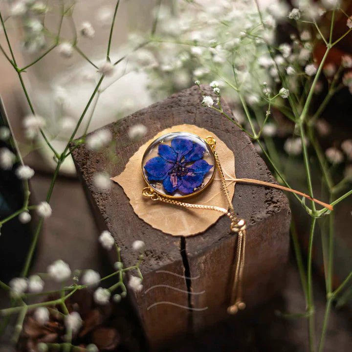 Floral resin  Neptune's Bloom Bracelet