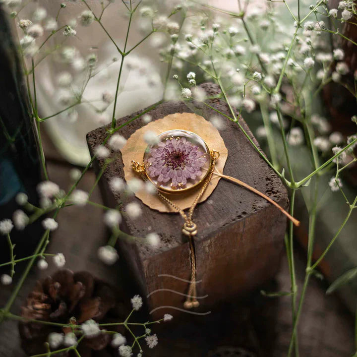 Floral resin Sugarplum Fairy Bracelet