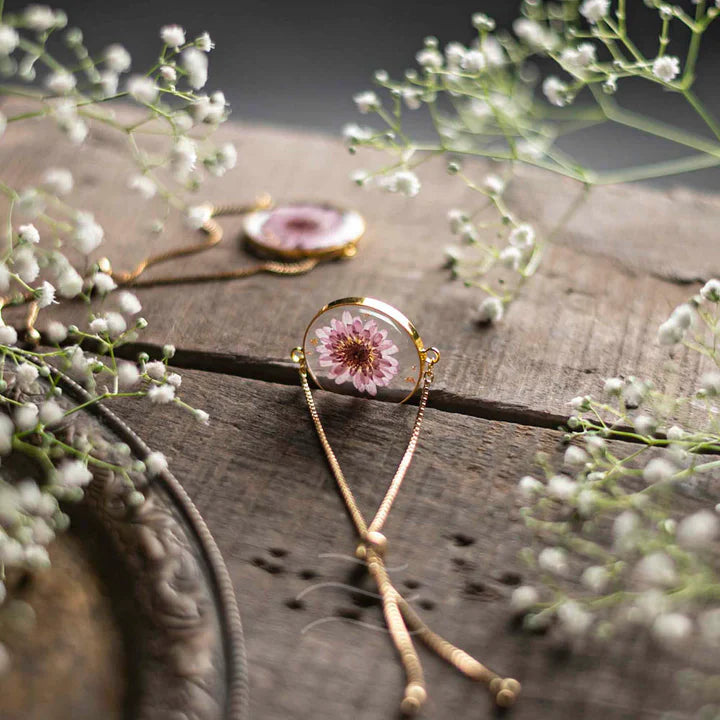 Floral resin Sugarplum Fairy Bracelet